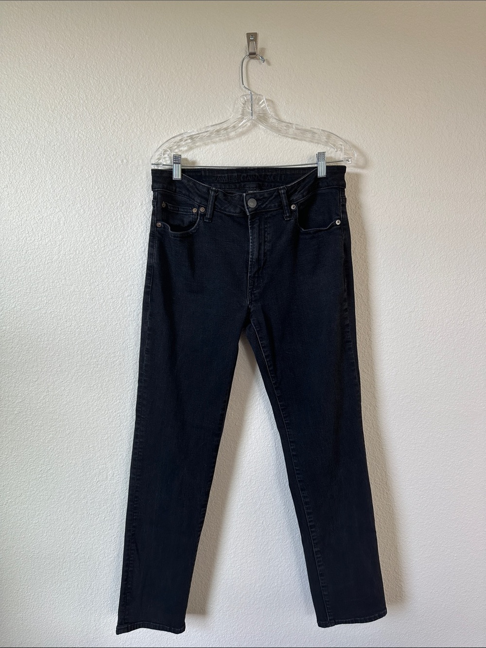 American Eagle Airflex+ Faded Black Jeans 32x30 (Tagged 33x32)